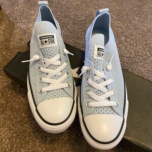 NWT Converse Sky Blue Canvas Shoes